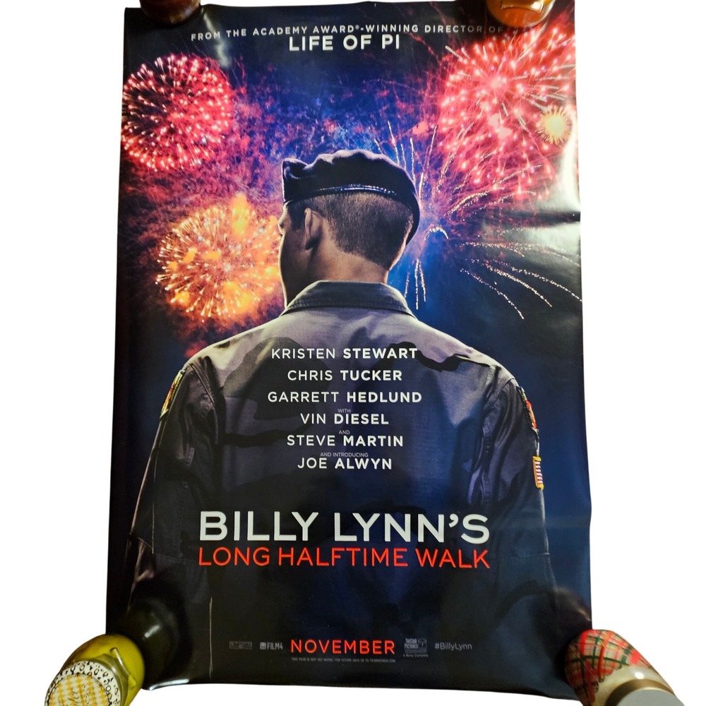 Billy Lynn's Long Halftime Walk 2016 Promo Movie Poster 27x40 Joe Alwyn